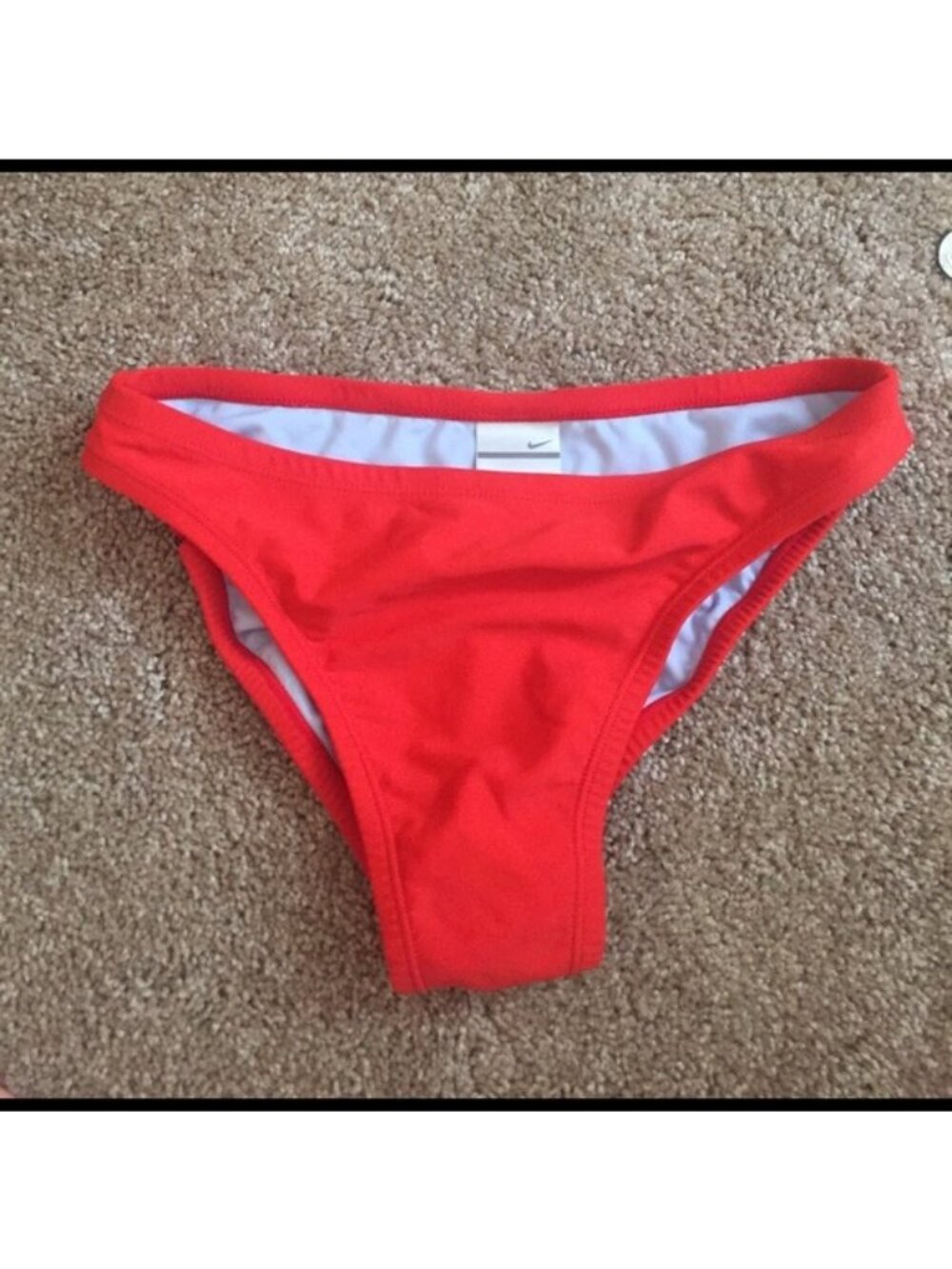orange nike swim bottoms